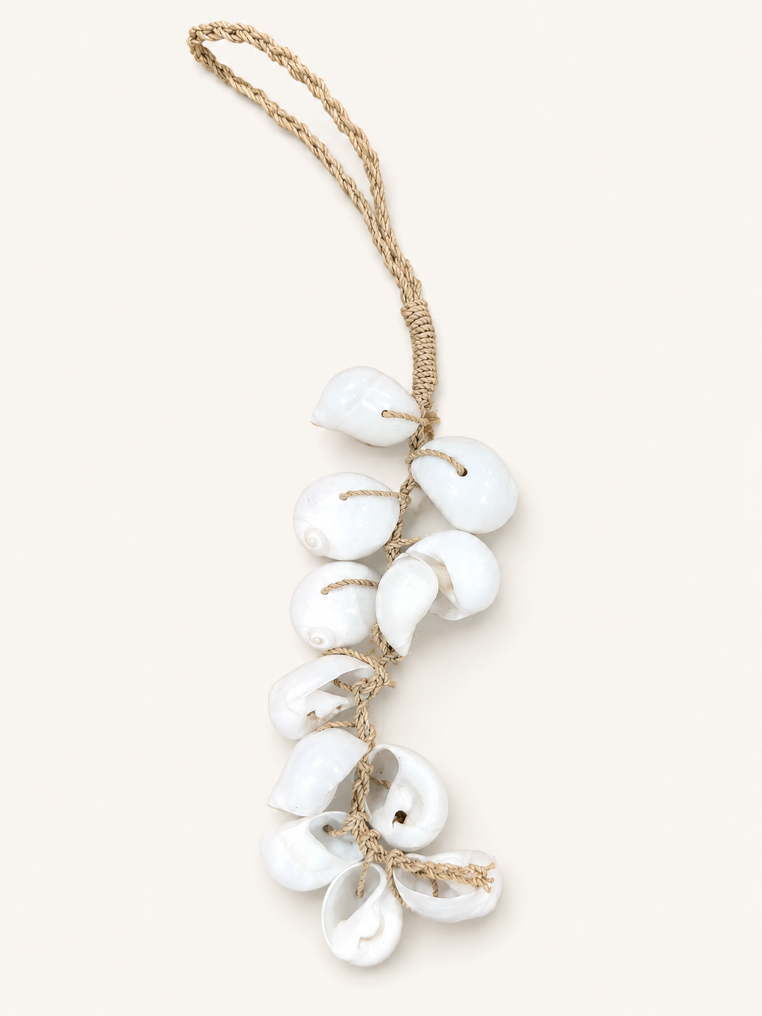 White Seashell Garland