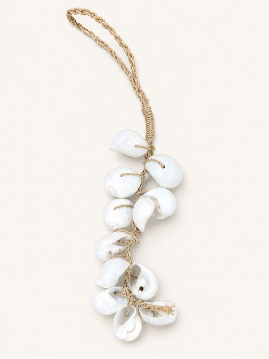 White Seashell Garland