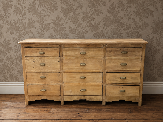 Vintage Multi-Drawer Indian Cuboard