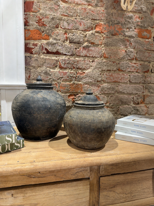 Chinese Village Pot