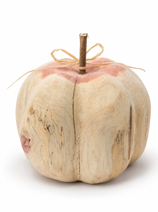 5.5" Craved Natural Cedar Pumpkin