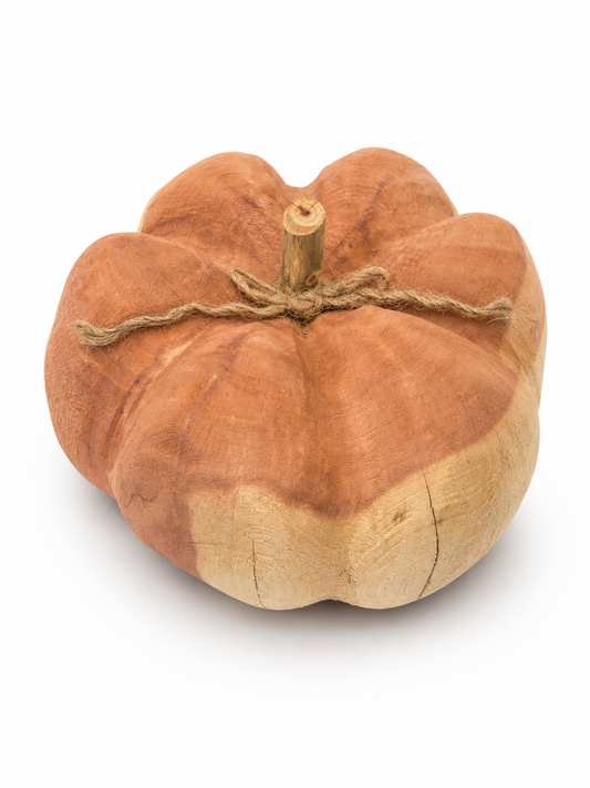 5" Carved Natural Cedar