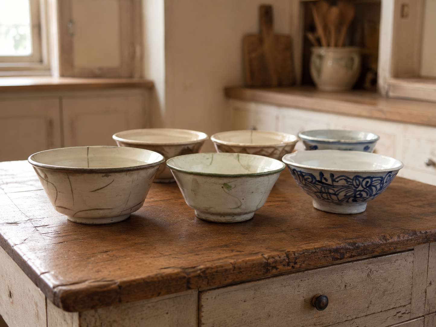 Vintage Rice Bowls