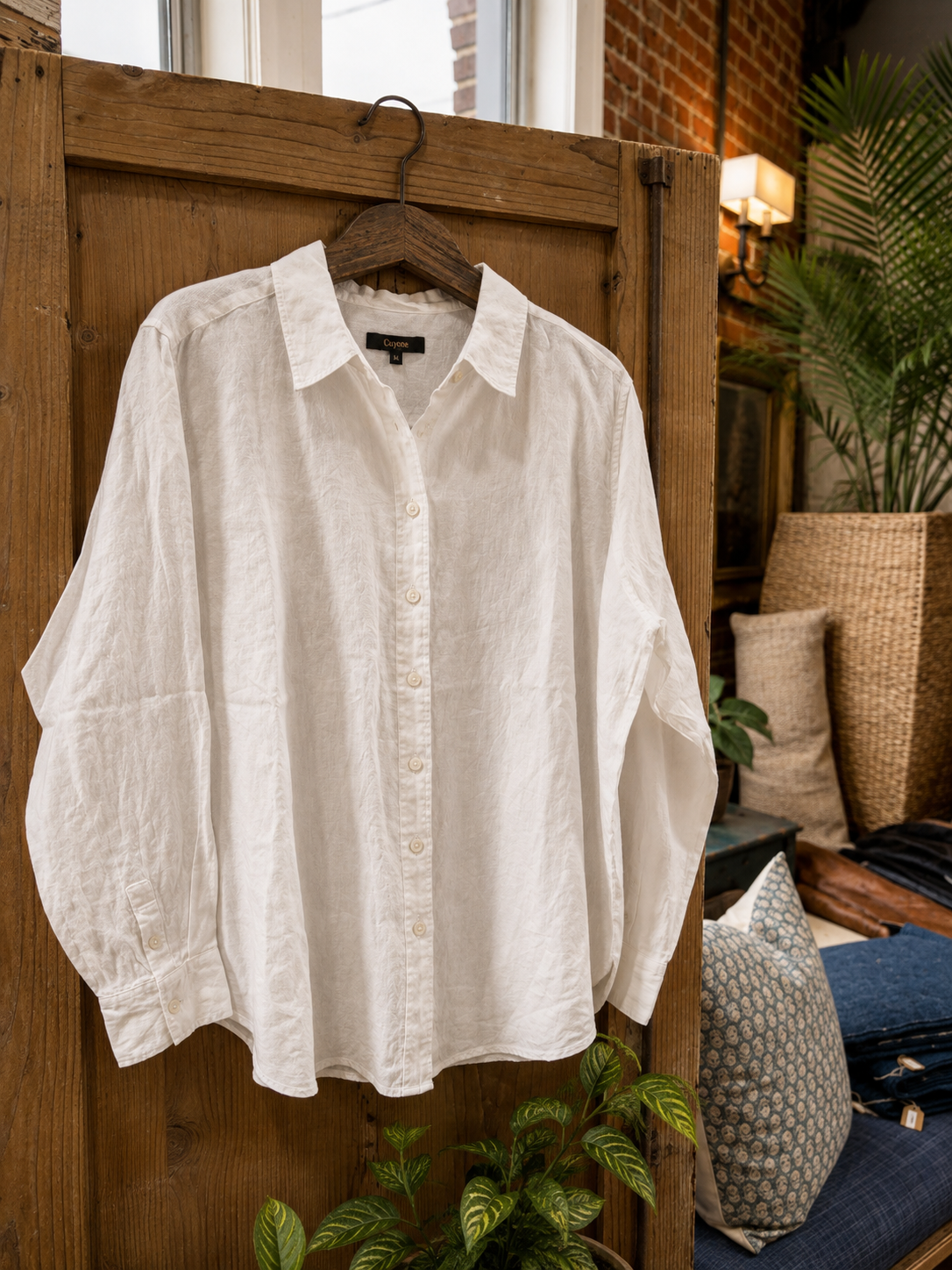 100% European Linen Long Sleeve Shirt