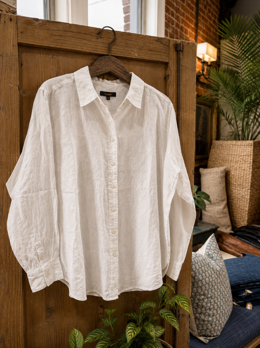 100% European Linen Long Sleeve Shirt