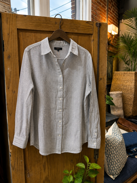 100% European Linen Long Sleeve Shirt