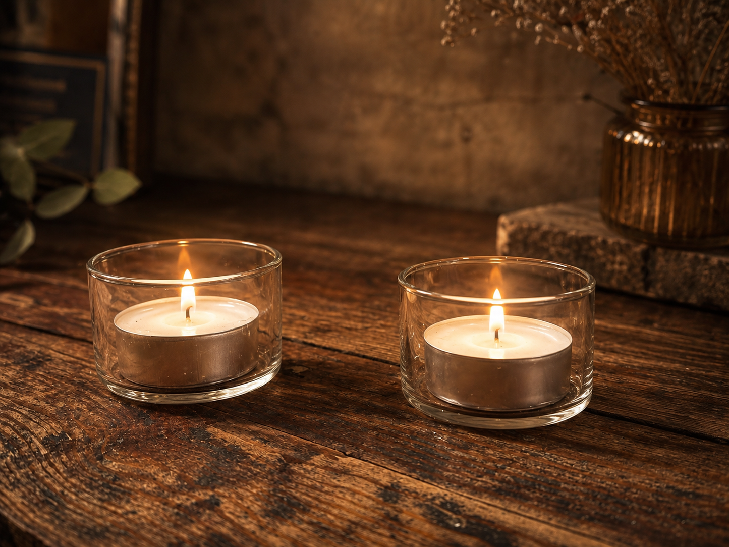 Large Tea Light with Votive