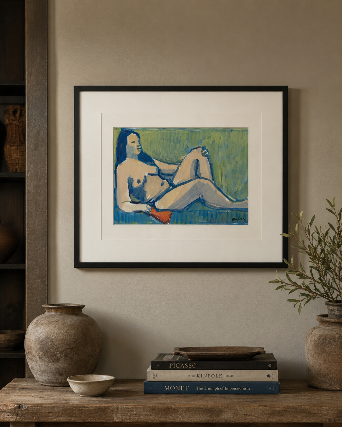 Nude watercolor ~ Pat Hinton