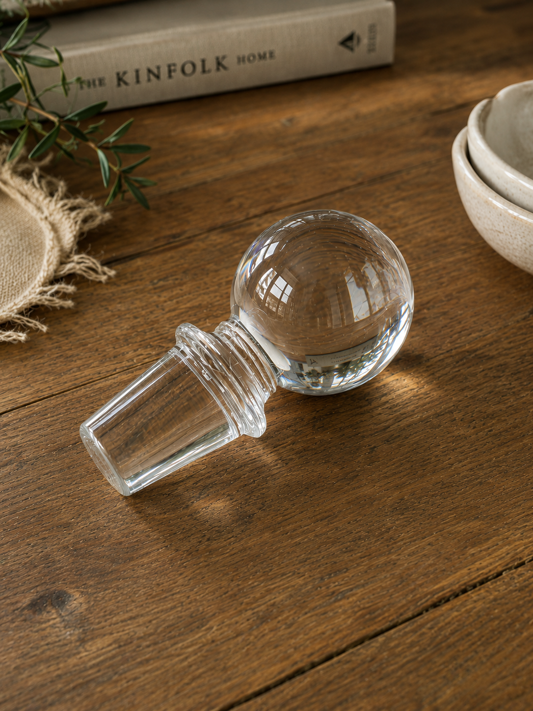 Large Round Decanter Top