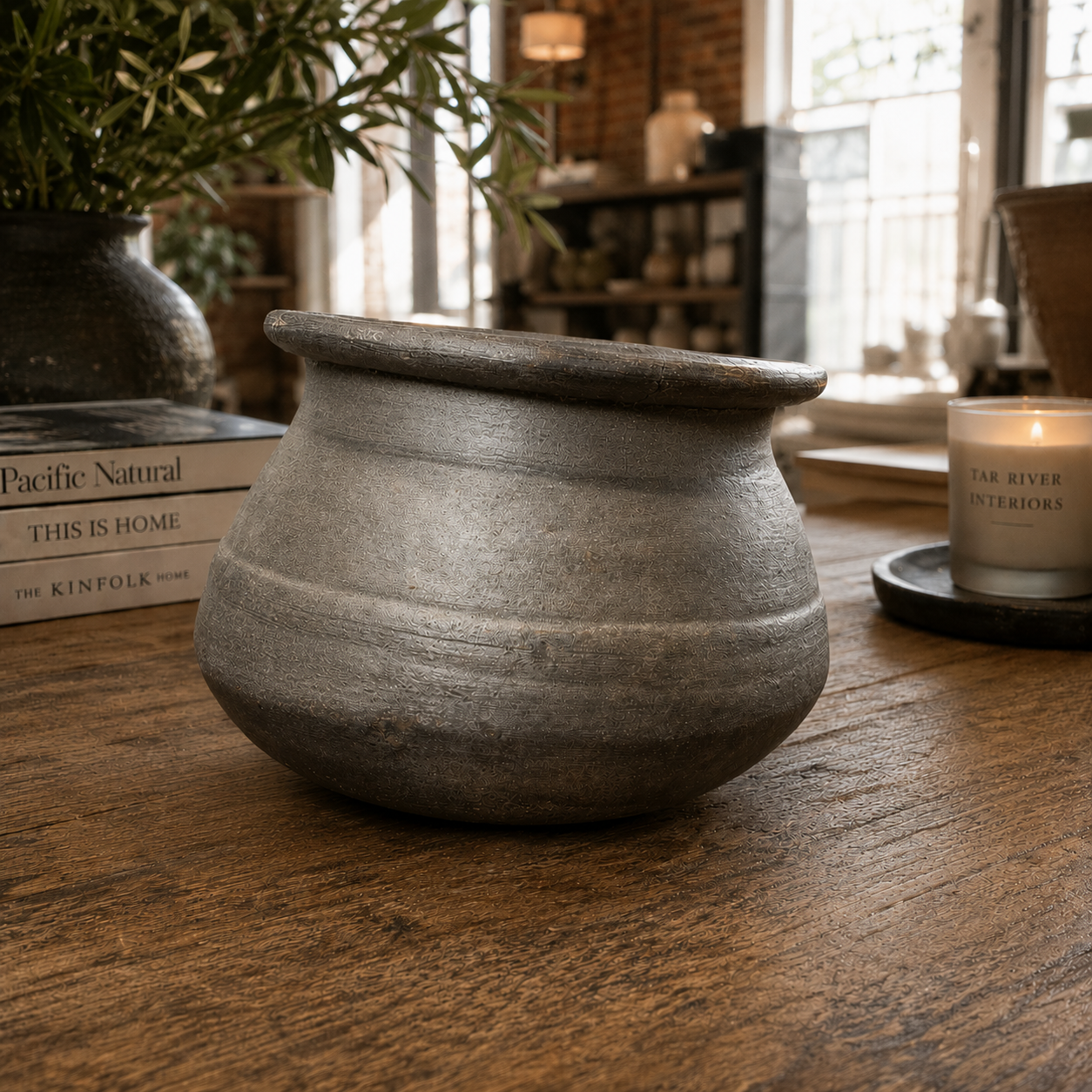 Rustic Vintage Clay Pot
