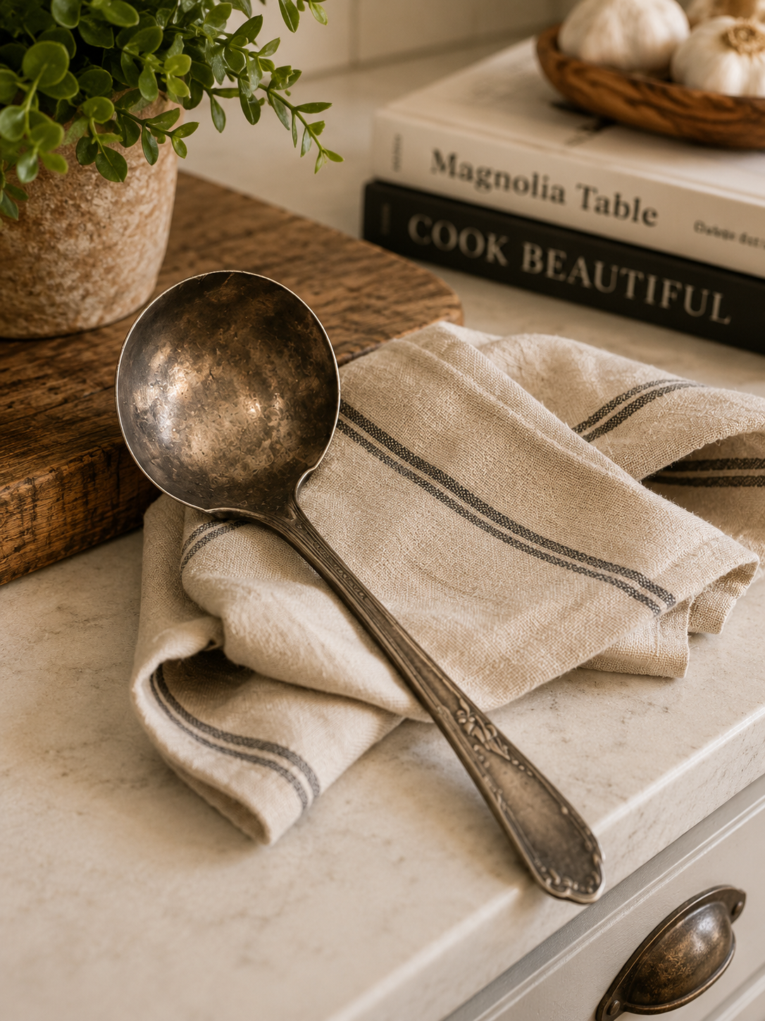 Vintage Silver Plated Ladel