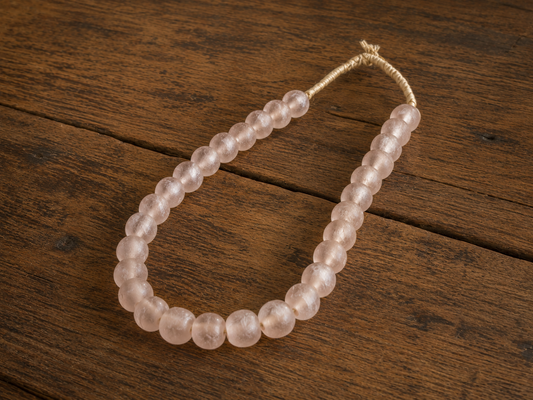 Ghanaian Recycled Glass Beaded Necklace