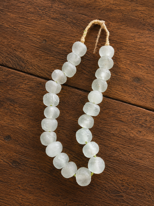 Ghanaian Lg Recycled Glass Beads