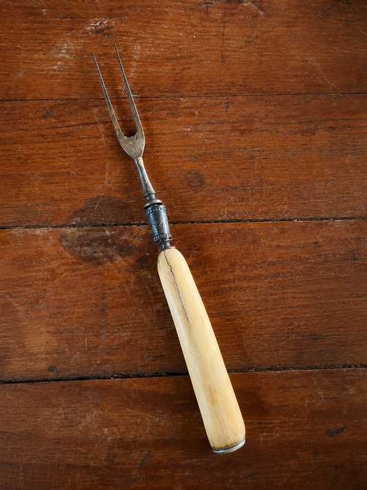 Vintage Bone Handle Carving fork