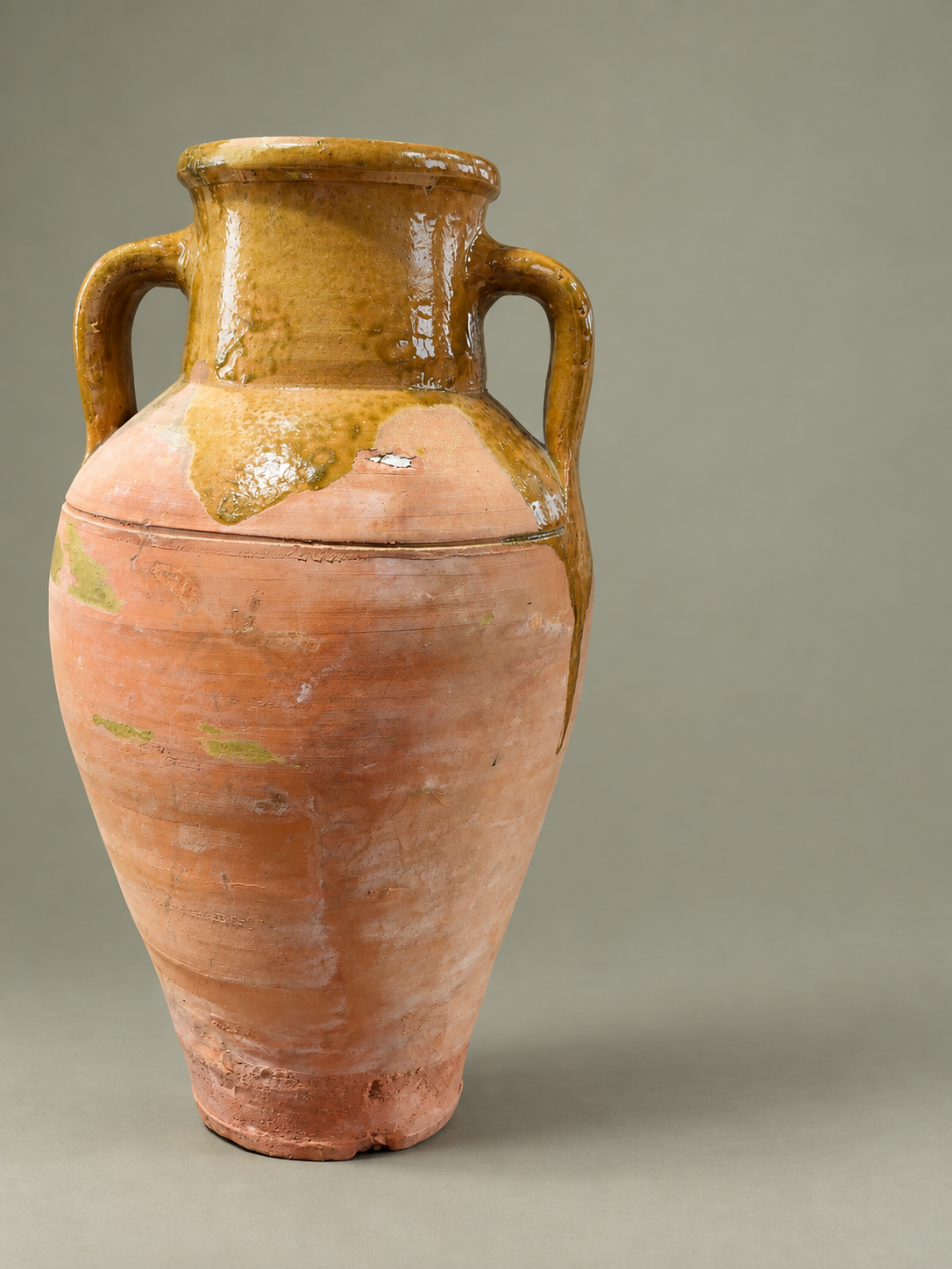 Glazed Olive Jar