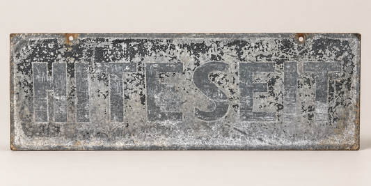 Vintage "Hiteseit" Sign