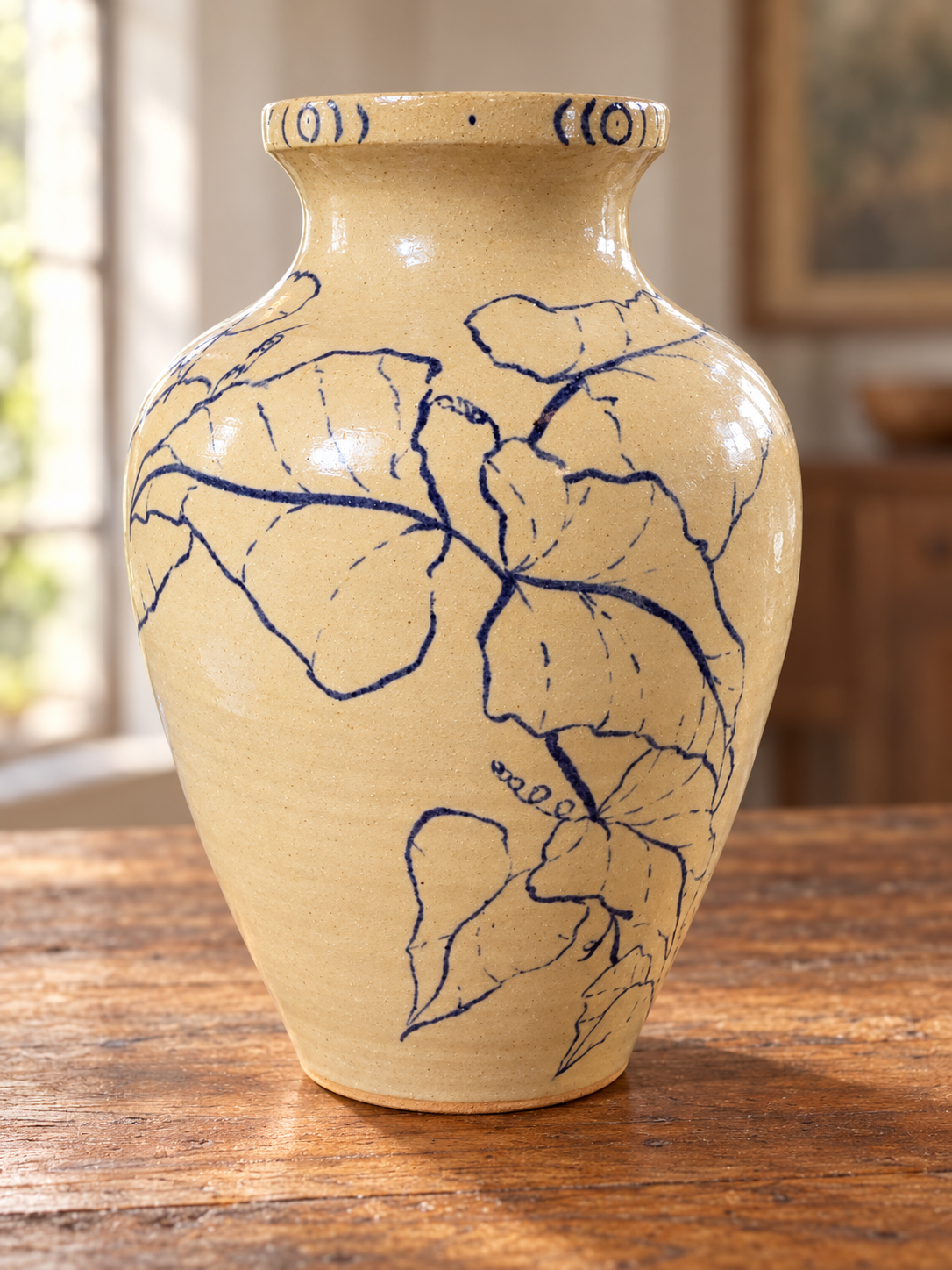 Raven Pottery Handcrafted Botanical Vase