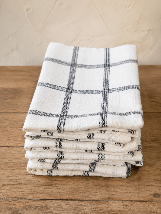 Check & Stripe Dishtowel / Cotton / Check and Stripe