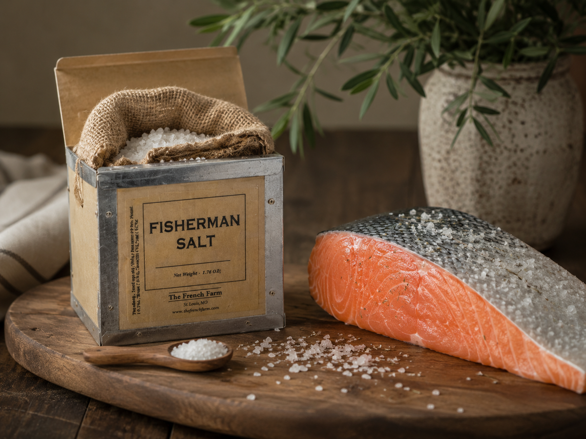 French Farm Collection Fisherman Salt Box