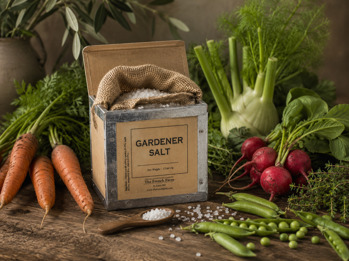 French Farm Collection Gardener Salt Box