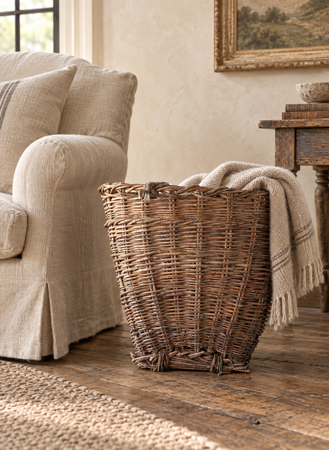 Ottoman Picking Basket, Lg