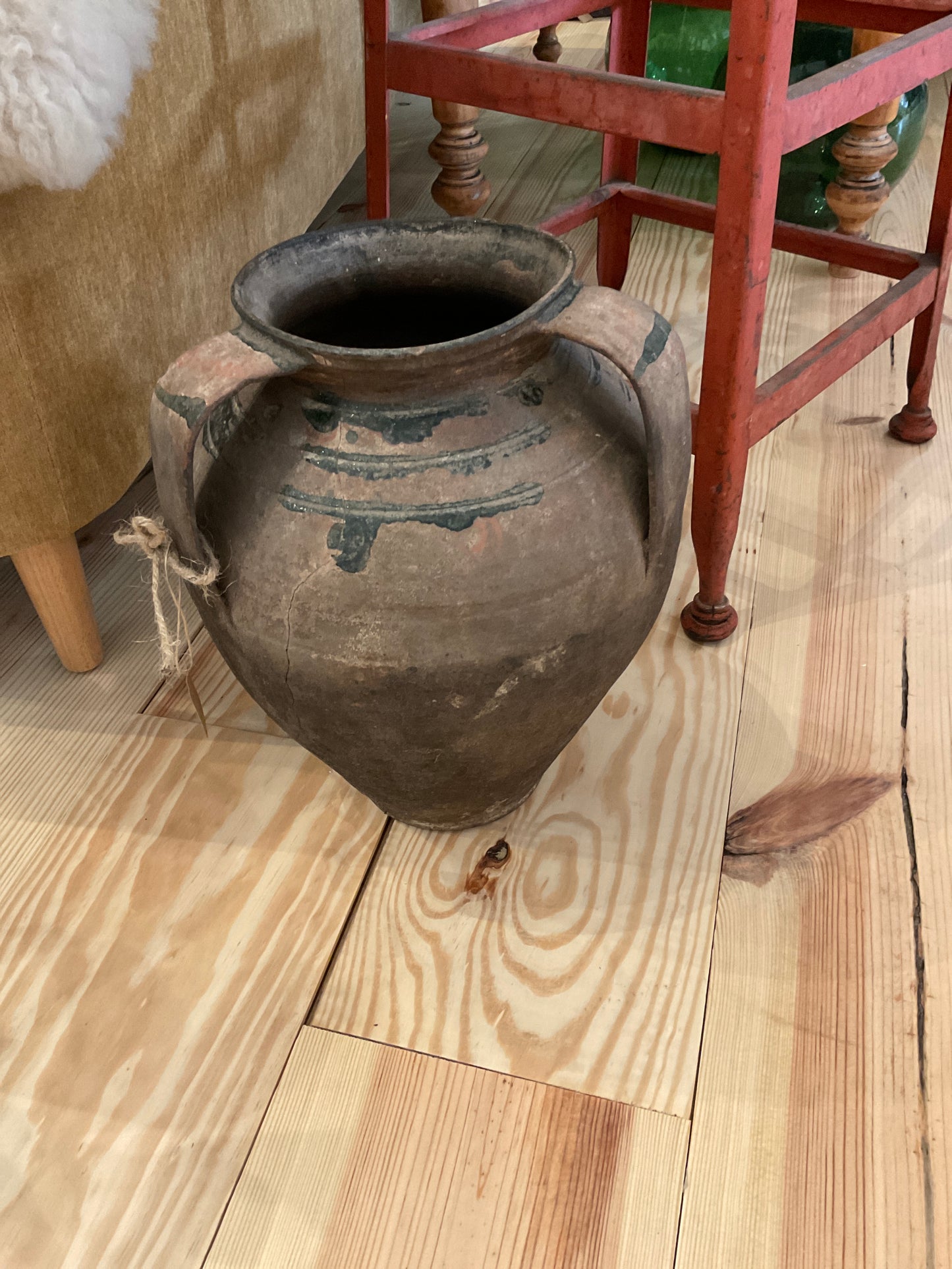 Antique Turkish handmade pottery