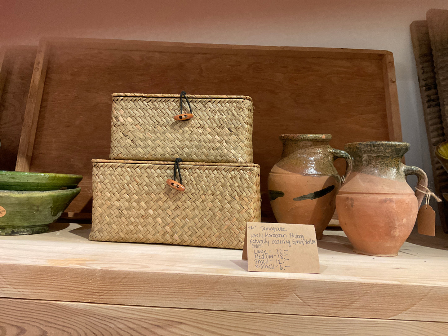 Wicker Basket with Lid