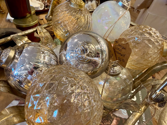 Artisan Glass Christmas Ornaments