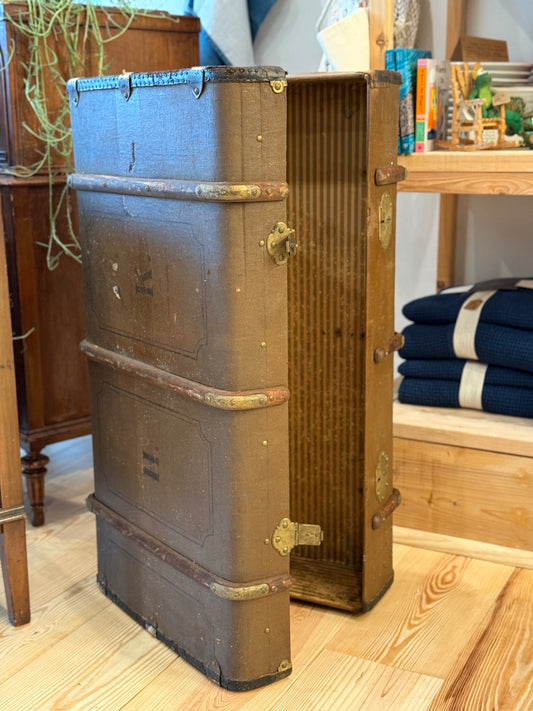 Vintage WWII Luggage Trunk