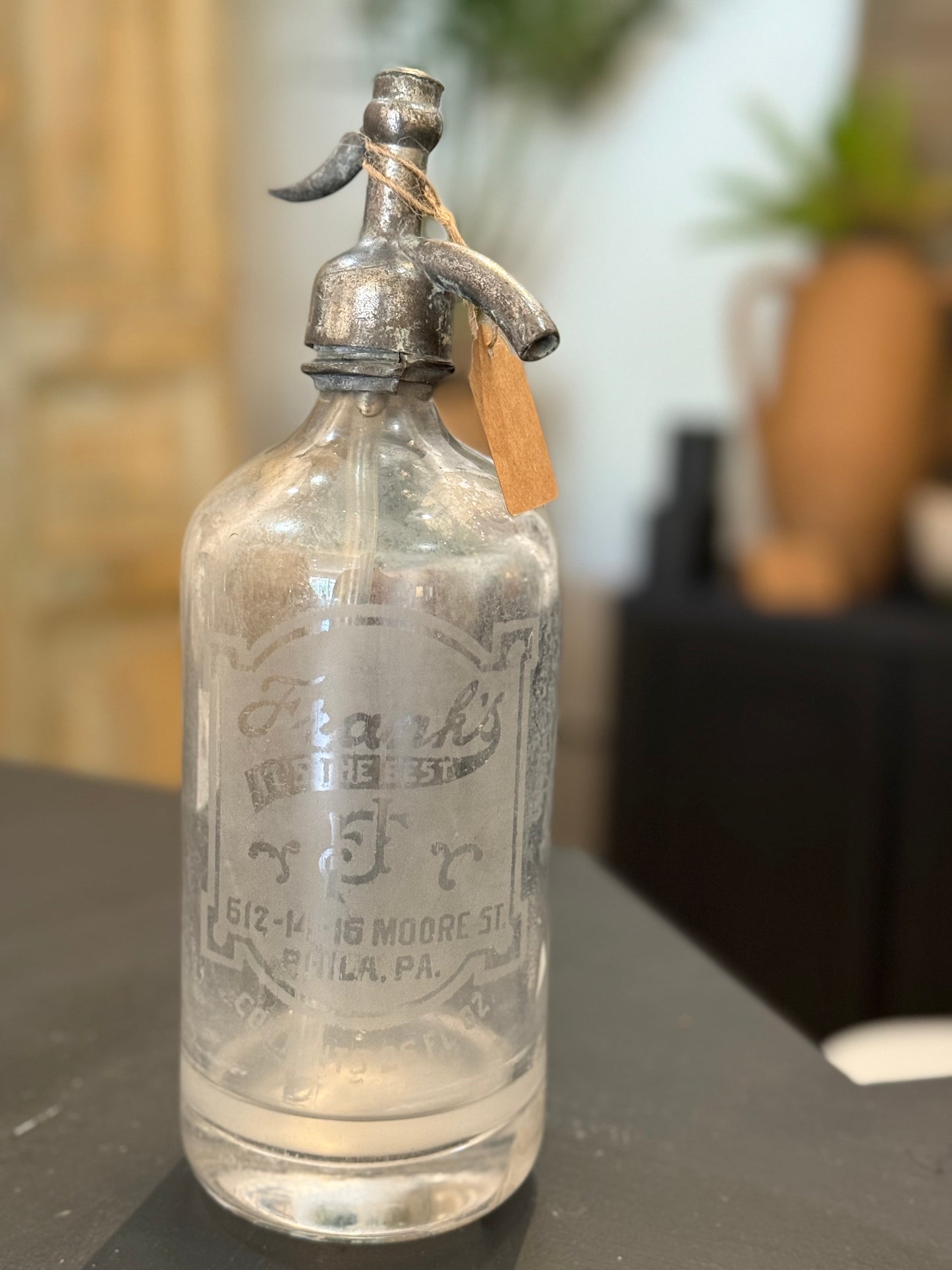 Antique “Franks“ Seltzer Bottle