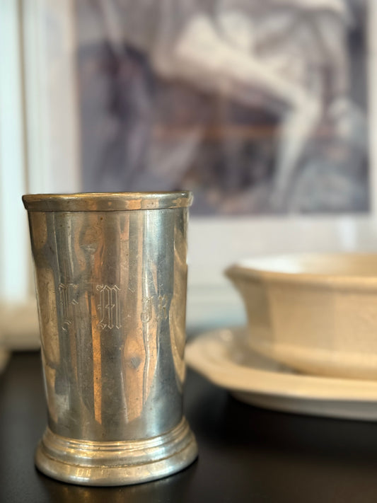 Pewter Footed Cup