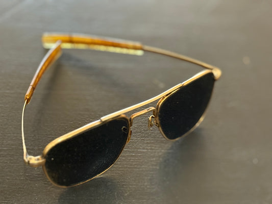 Vintage Aviator Sunglasses 12k