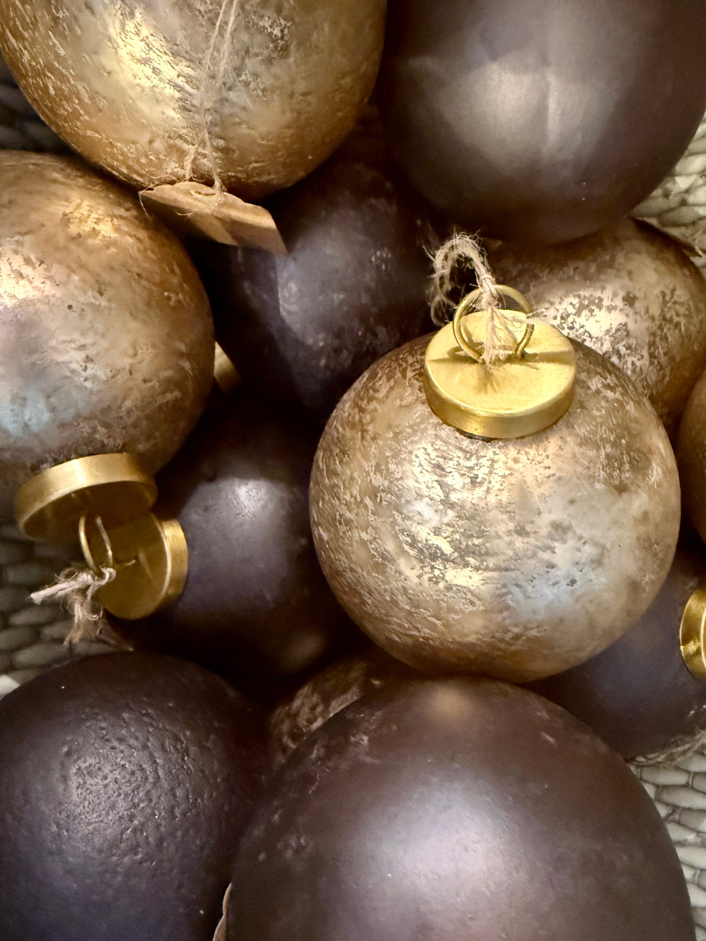 4” inch Artisan Glass Christmas Ornaments