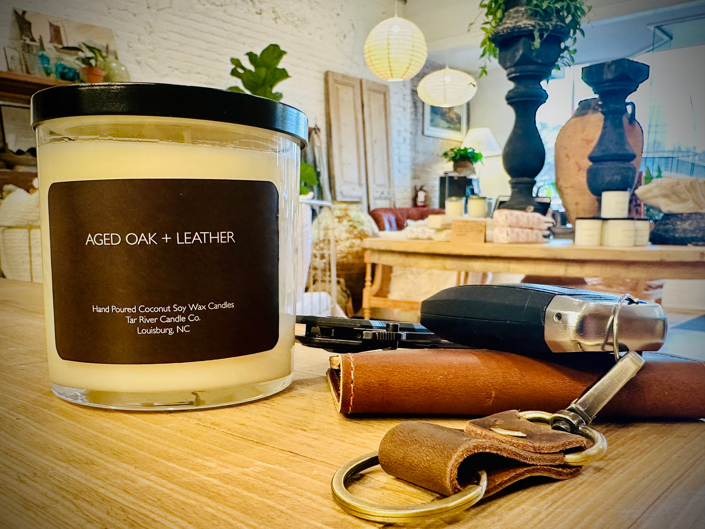 Aged Oak + Leather