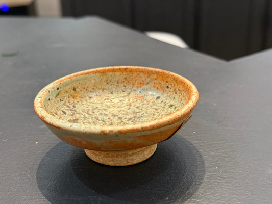 Small Footed Pottery Bowl