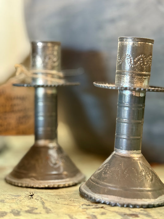 Vintage Mexican Candle stick holders