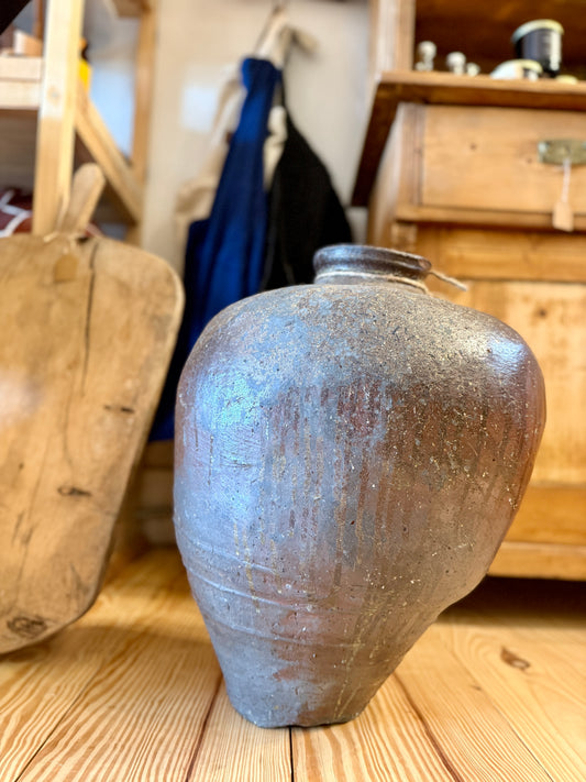 Vintage Terracotta Pickiling Jar