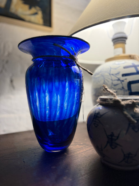 MCM Blue Cobalt Vase