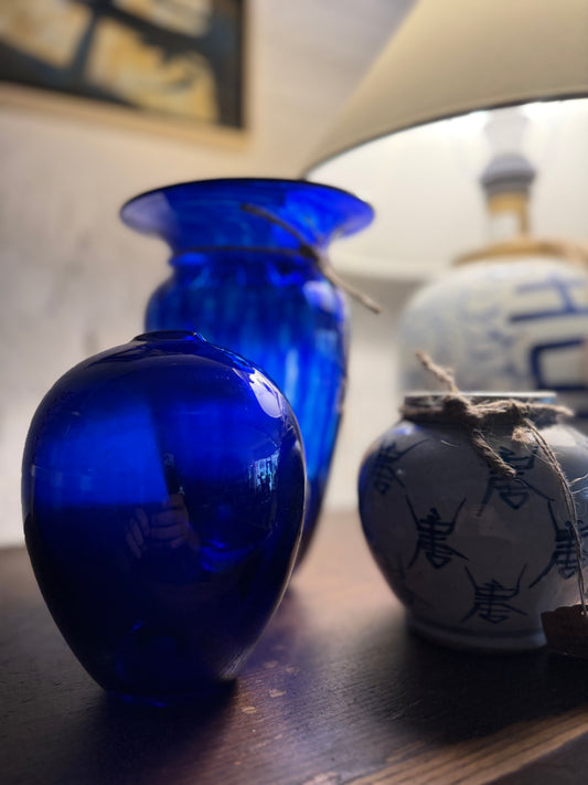 Cobalt Blue Bud Vase