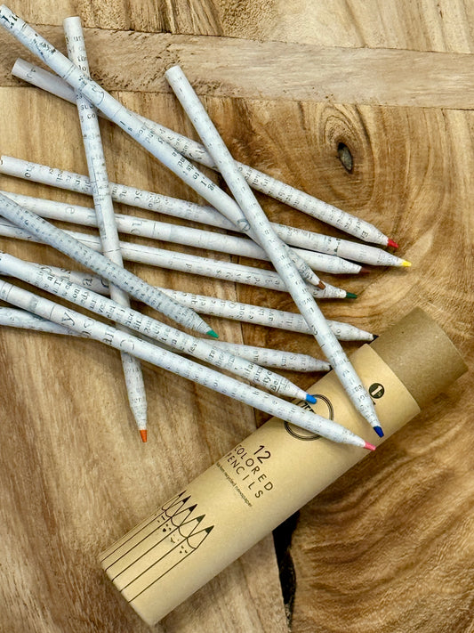 12 pk Recycled Colored Pencils