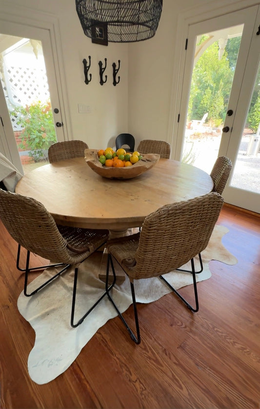 Reclaimed Wood Round Table
