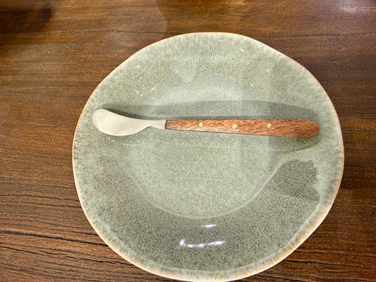 Cocktail Spreaders w/ Wood Handles  Natural / Stainless Steel