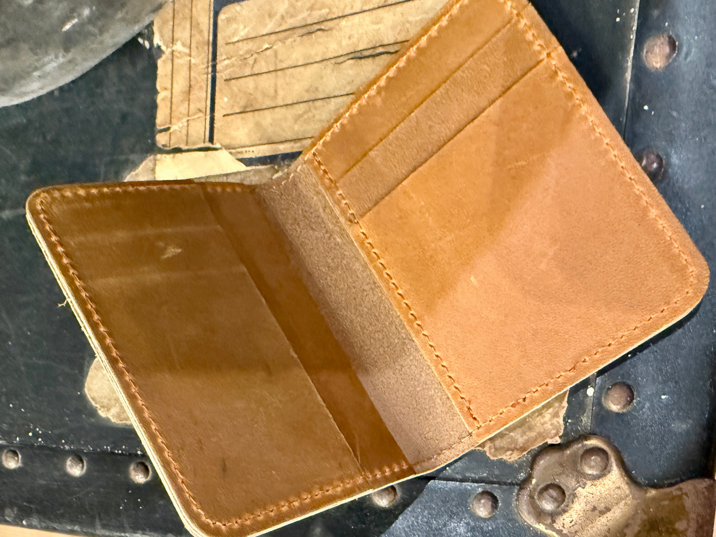 Leather Bi-Fold CC Wallet