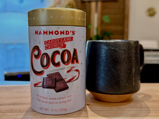 All-Natural Cocoa Mix - Candy Cane Crunch - 10 oz Tin