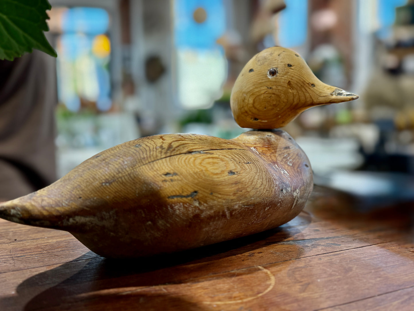 Carved Duck Decoy