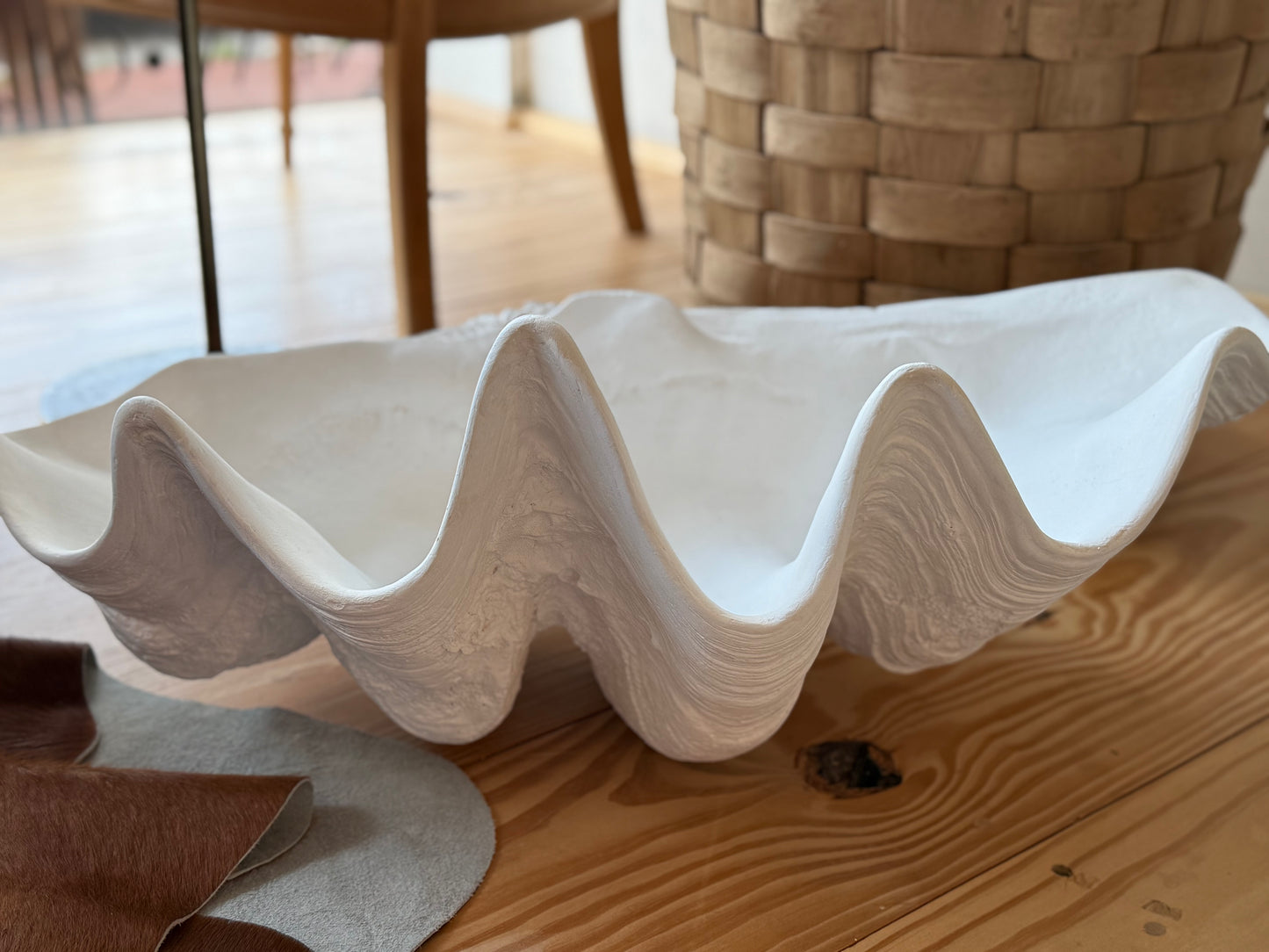 Indian Ocean Clam Shell Sculpture