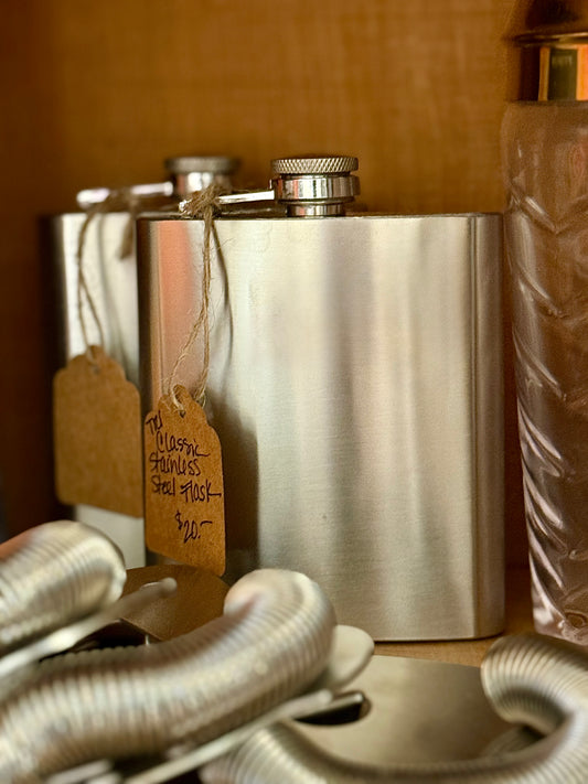 Stainless Flask: Silver