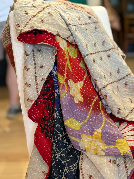 Handmade Kantha Throw