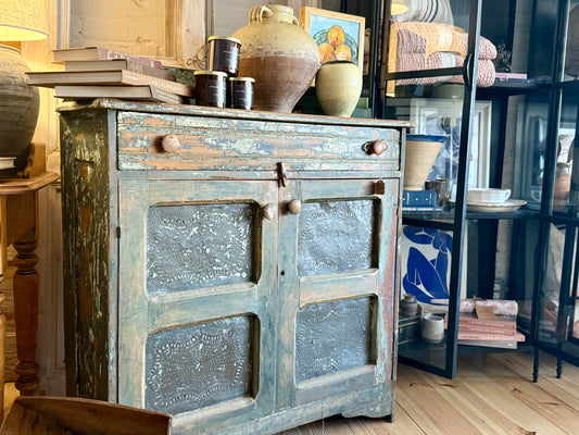 Antique Green Pie Safe