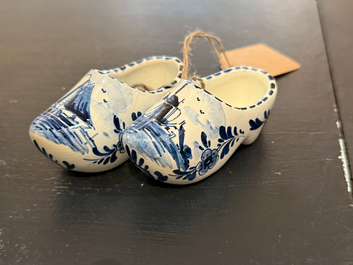 Vintage Holland Hand Painted Clogs